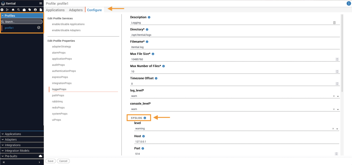 Properties Logging