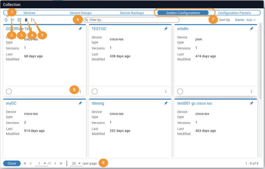 Golden Config UI