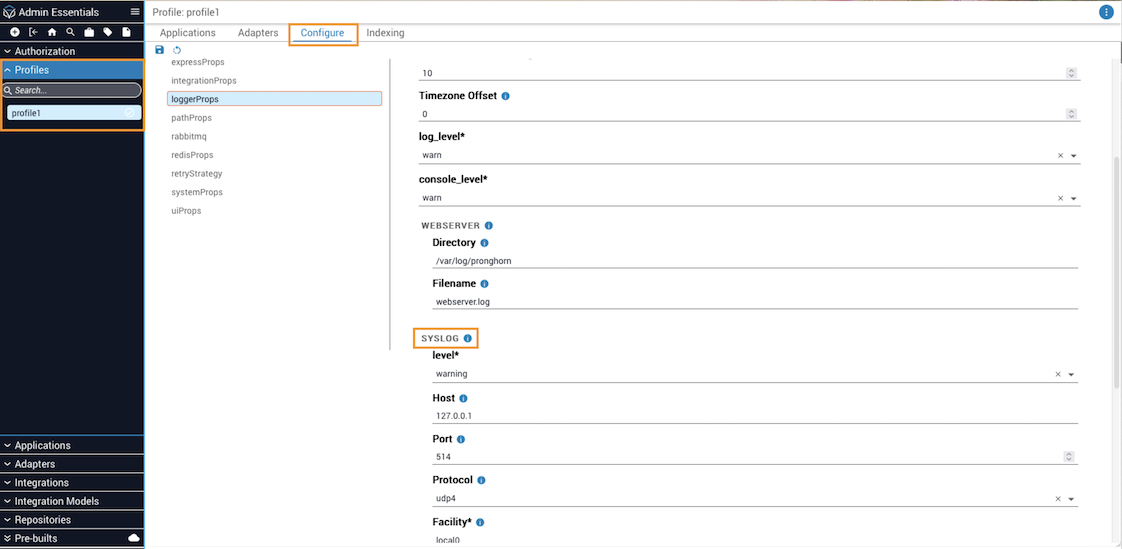 Properties Logging