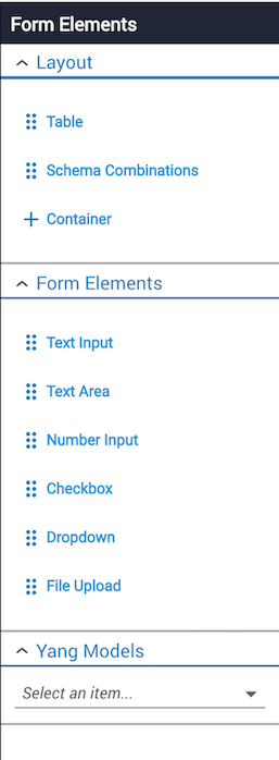Available Elements